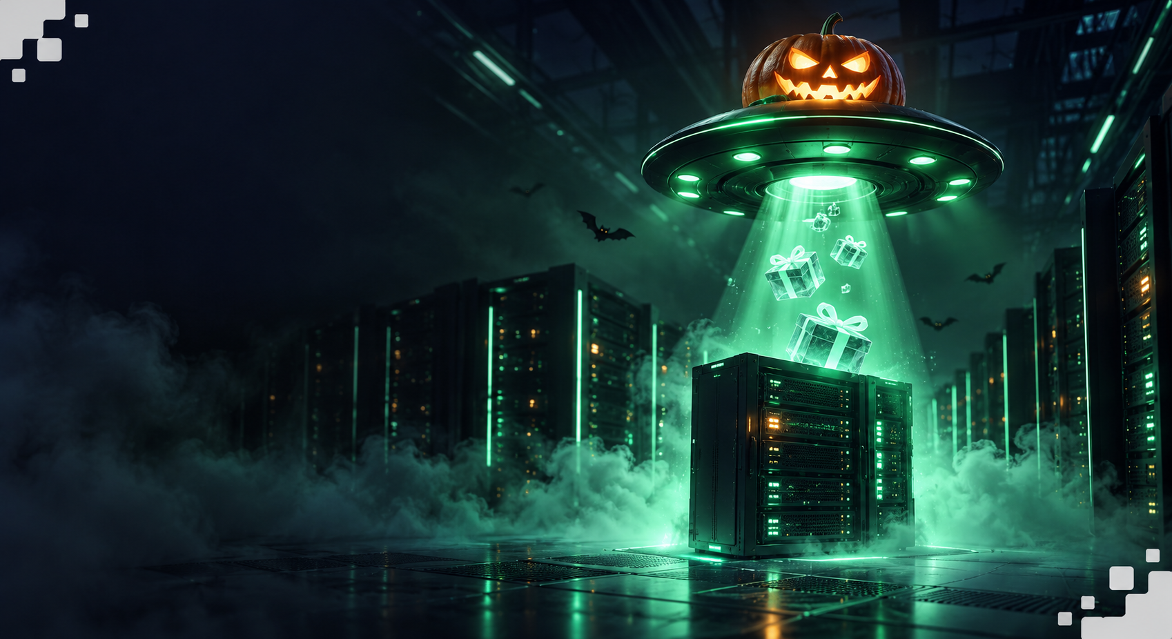 Halloween at UFO.Hosting: 70% off VPS and free domains!